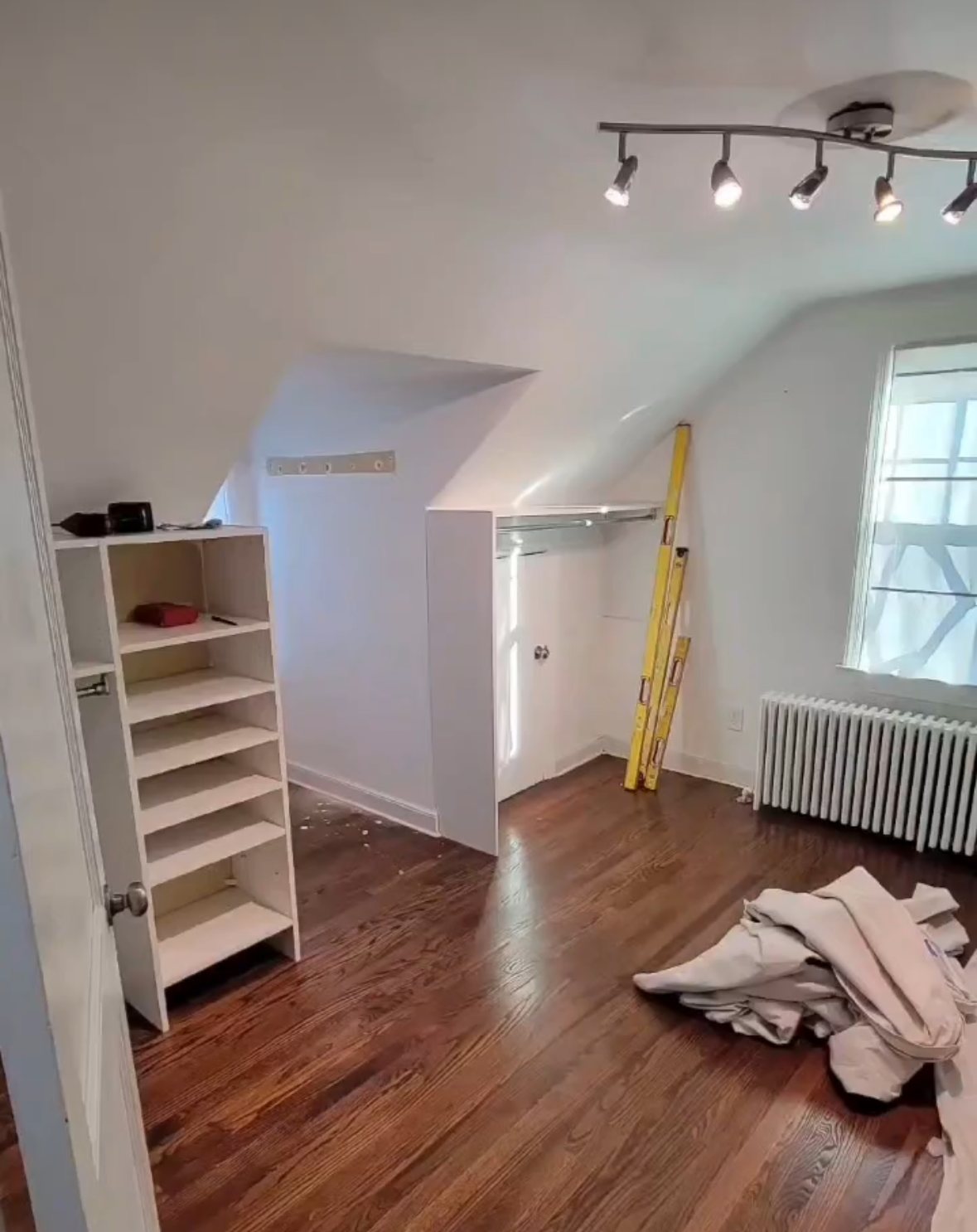 Finished attic conversion with custom framing and carpentry, New Jersey